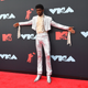 Lil Nas X wears a suit by Christian Cowen for the 2019 MTV Video Music Awards at the Prudential Center in Newark, New Jersey on August 26, 2019.